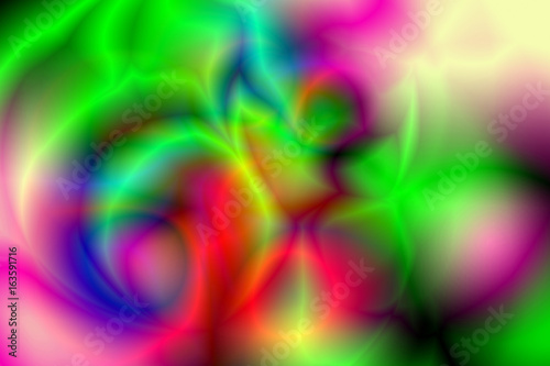 Colorful computer generated abstraction