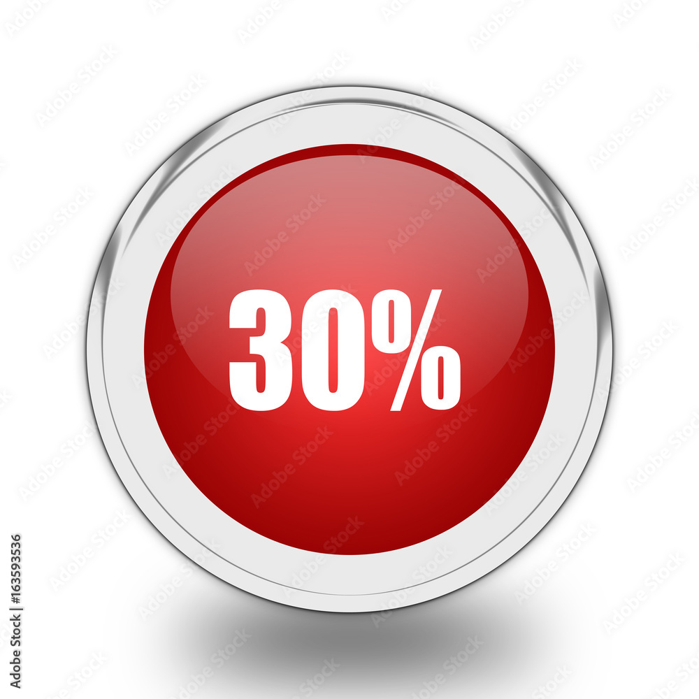 30 percent icon. 30 percent icon.