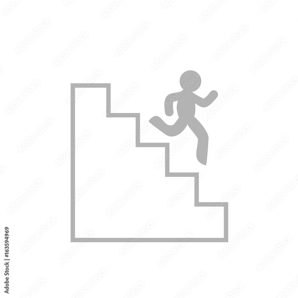 going down stairs symbol going down stairs symbol