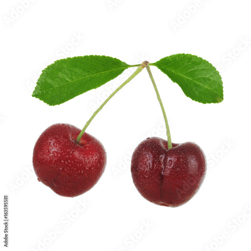 cherry isolated on white background