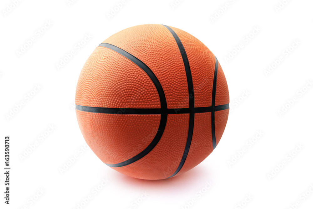 Basketball ball isolated in white background