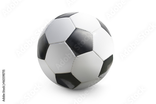 Soccer ball isolated in white background