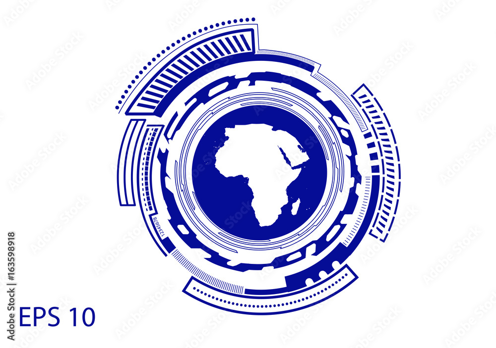 Round logo on white background Round logo on white background