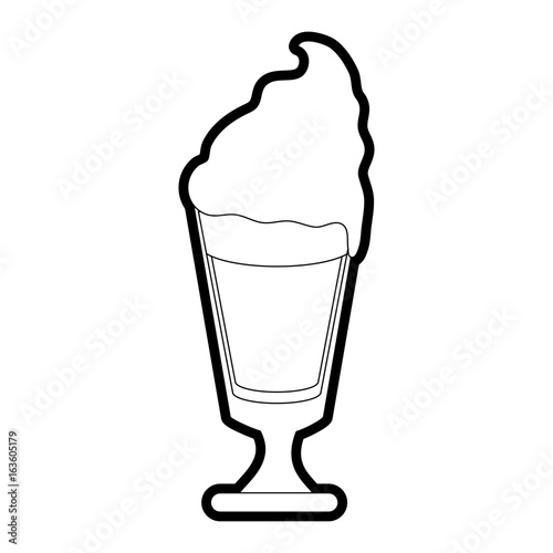 milkshake vector illustration