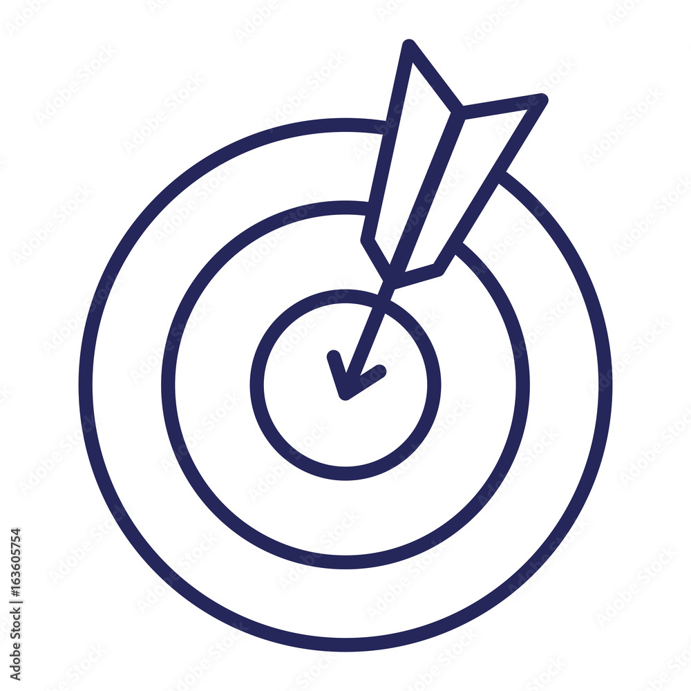 target with arrow icon vector illustration design target with arrow icon vector illustration design
