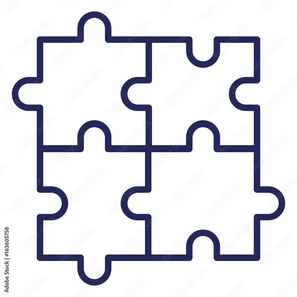 Puzzle tokens flat icon vector illiustration design image Puzzle tokens flat icon vector illiustration design image