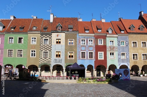 Photography poznan colorful houses