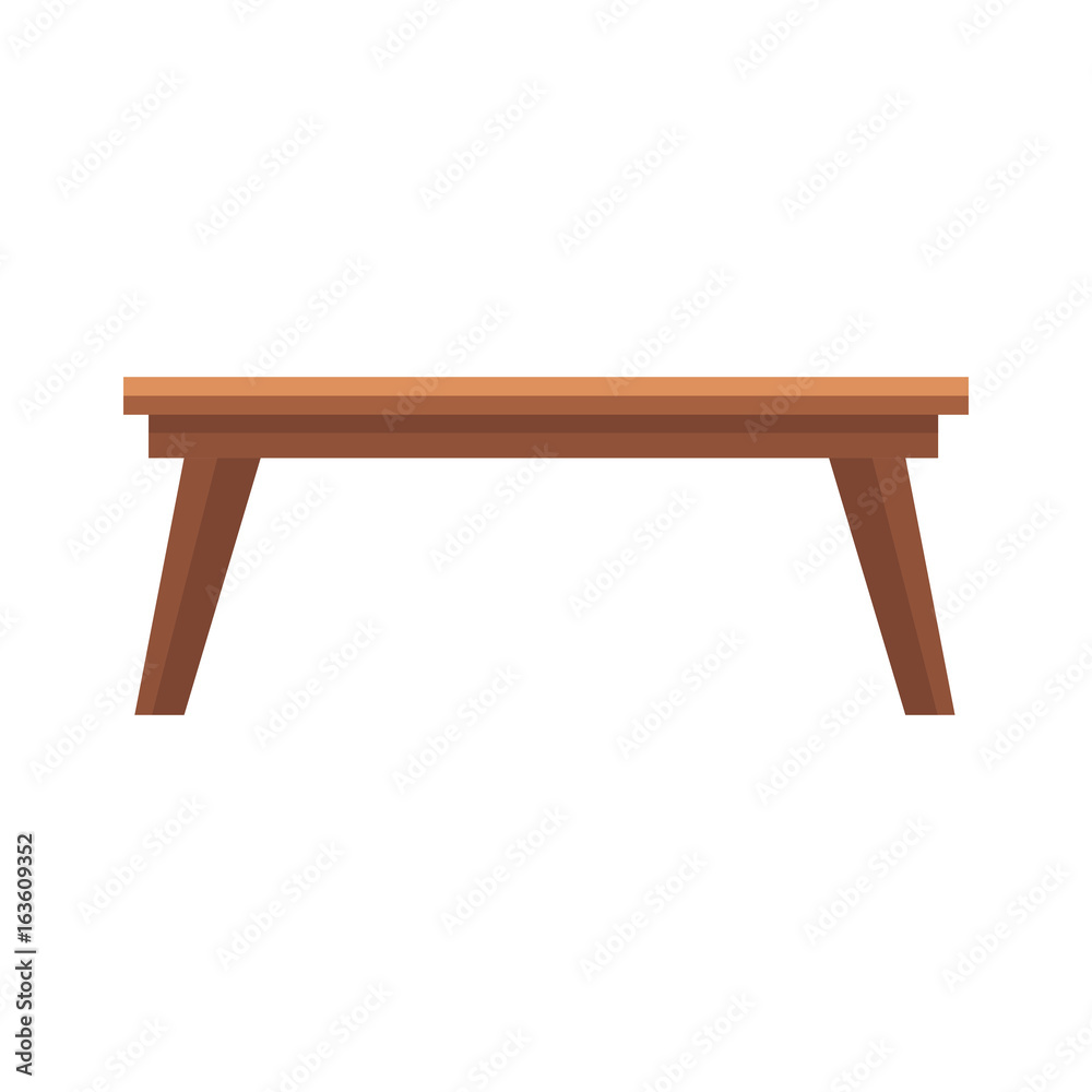 wooden table office furniture equipment icon wooden table office furniture equipment icon
