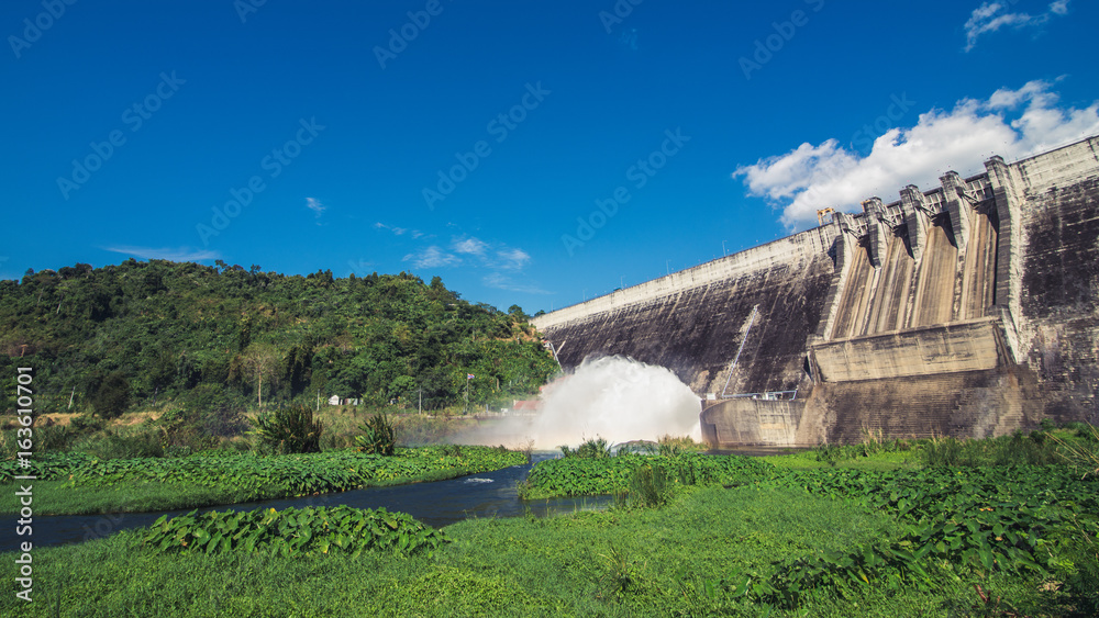 Famous dam in Thailand