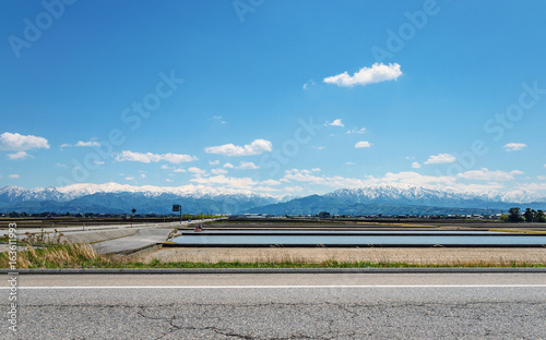 立山連峰の春景色 photo