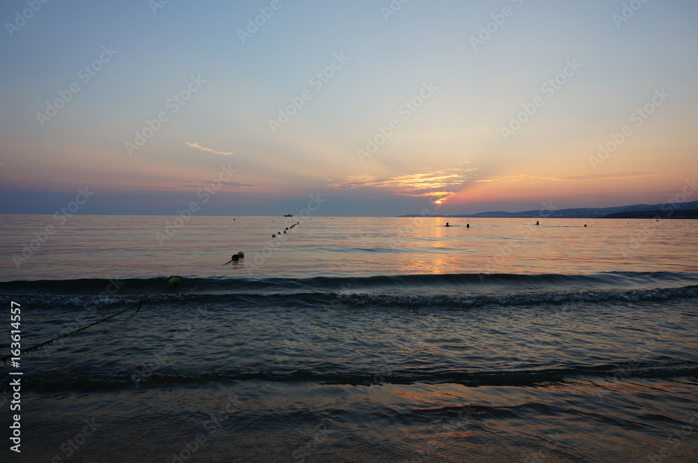 Sunset at sea Sunset at sea