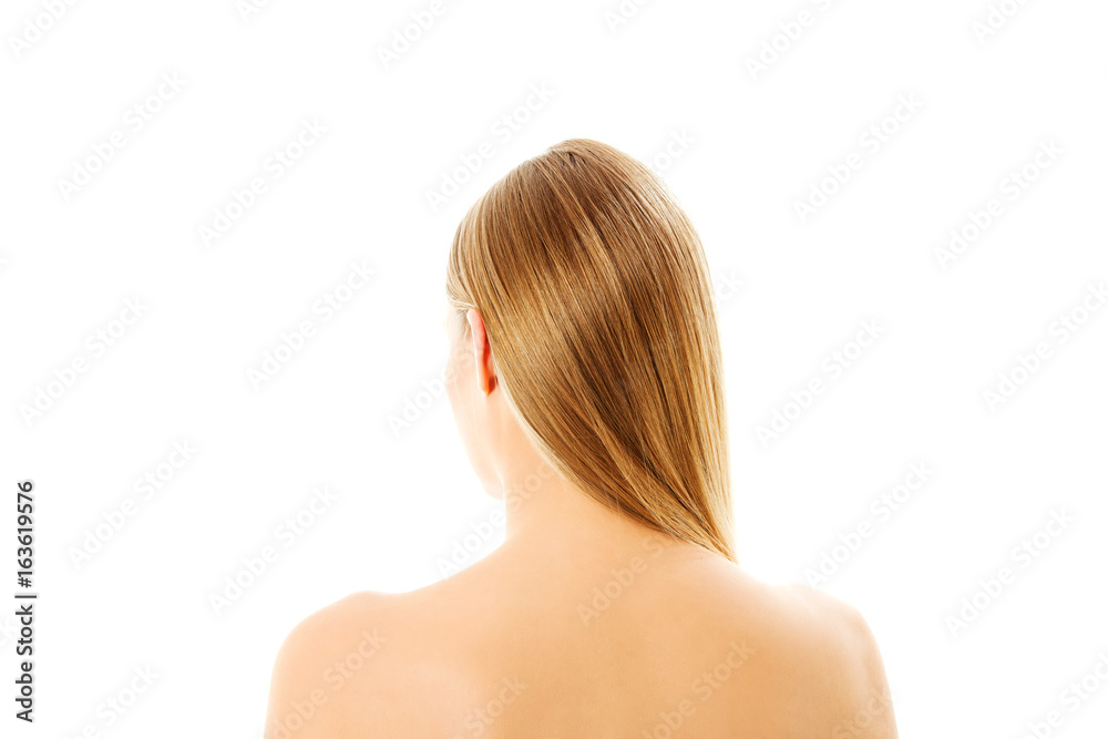 Beautiful long blonde hair, isolated on white. Beautiful long blonde hair, isolated on white.