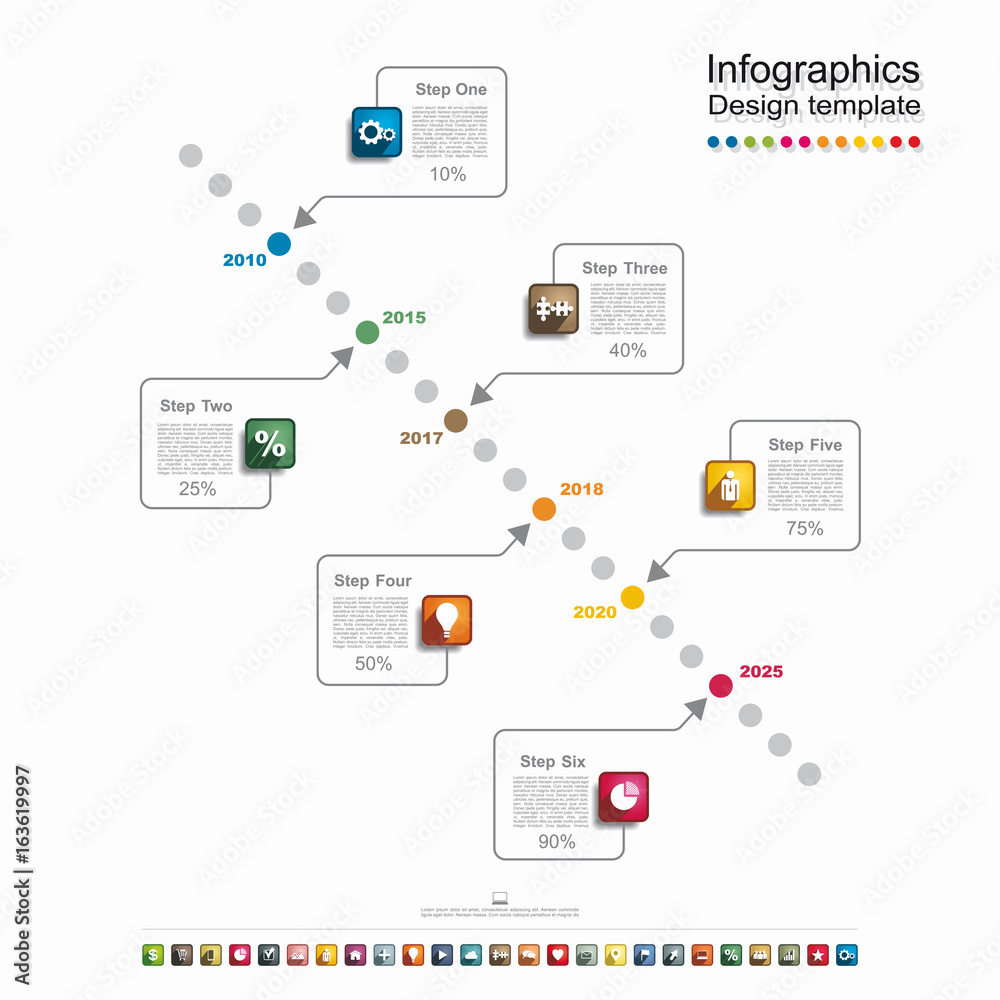 Infographic design template with place for your data. Vector illustration. Infographic design template with place for your data. Vector illustration.