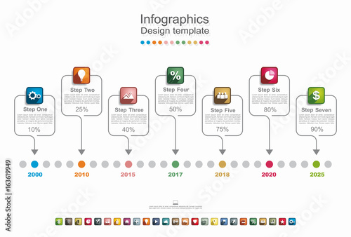Infographic design template with place for your data. Vector illustration.