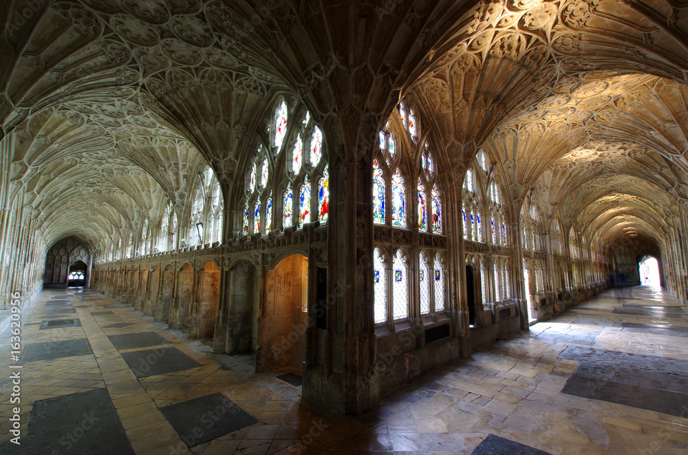 Cloister of a cathedral 