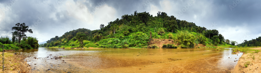 River landscape in Masoala National park, Madagascar, a UNESCO heritage site River landscape in Masoala National park, Madagascar, a UNESCO heritage site