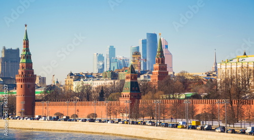Moscow. A view of the Kremlin and the Kremlin embankment. © allegro60