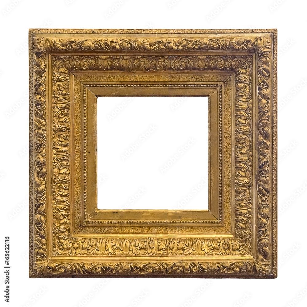 Gold square frame for pictures, mirrors or photos Gold square frame for pictures, mirrors or photos