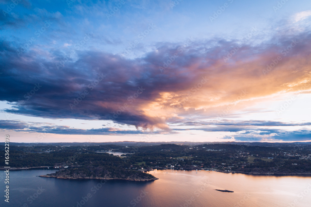 Fototapeta premium Coastline Sunset