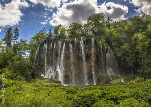 Waterfalls in National park Plitvice