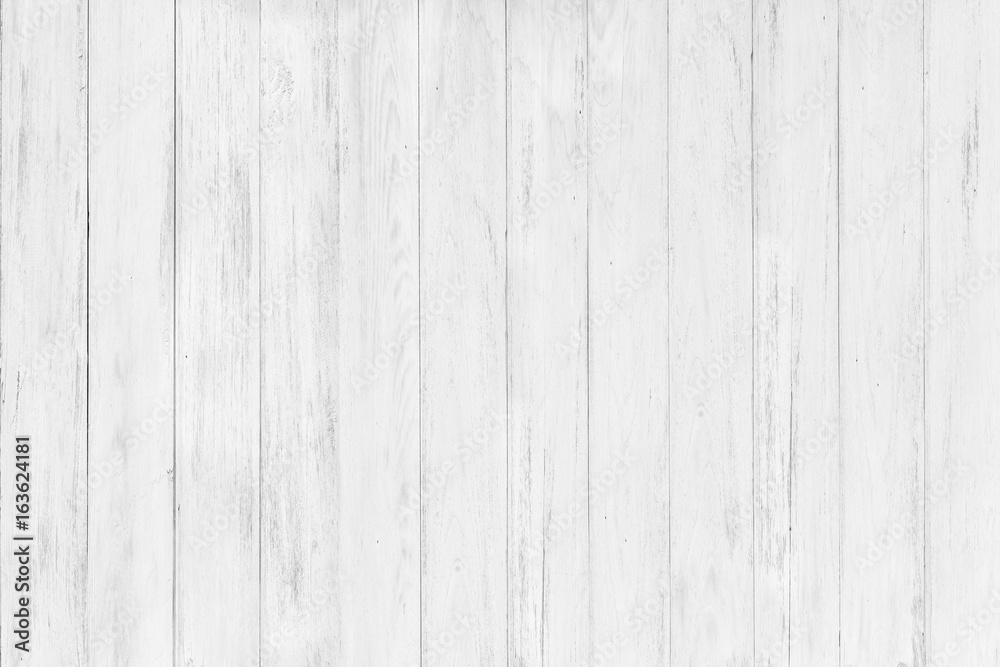 Vintage surface white wood table and rustic grain texture background