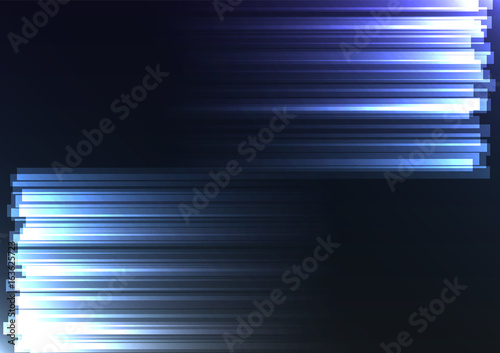 blue opposite digital line abstract background, light bar template, technology stream layout, vector illustration