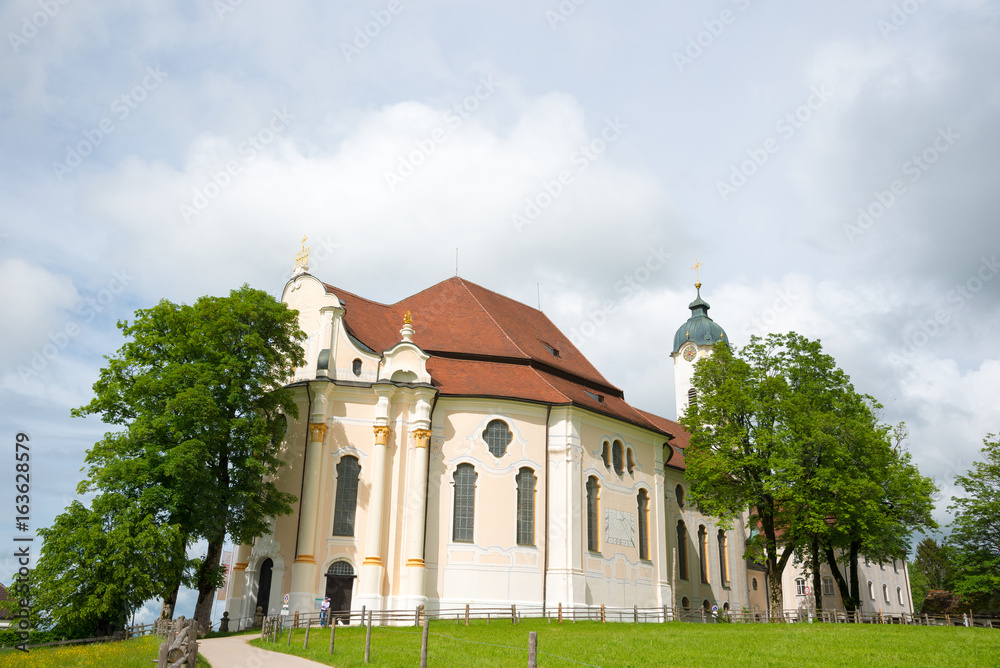 Obraz premium Pilgrimage Church of Wies, Bavaria, Germany.