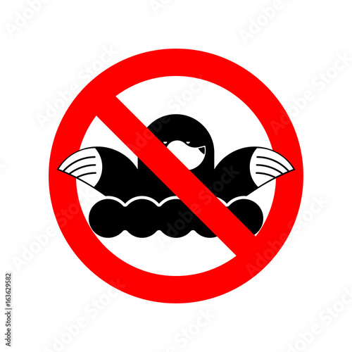 Stop mole. Ban shrew. Red prohibitory road sign. Pest Farm