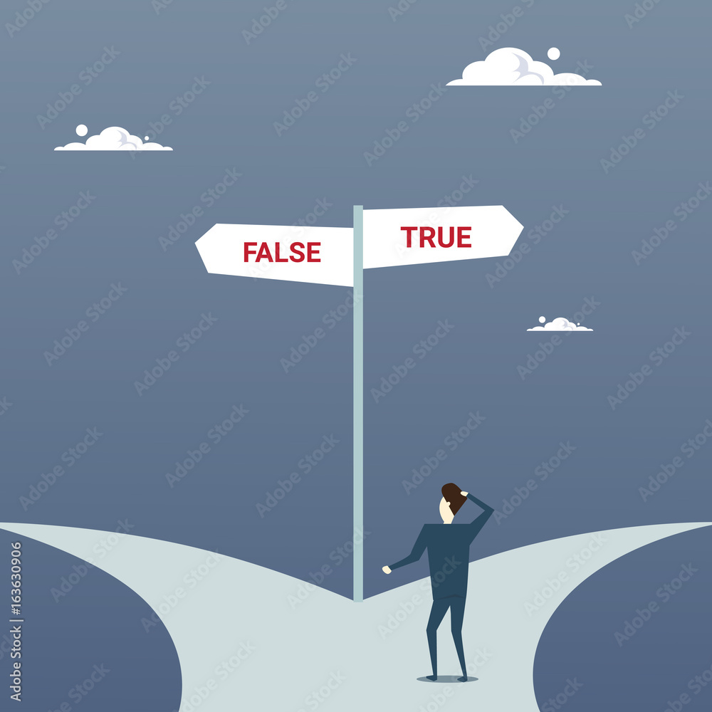 Business Man Lost Standing On Road Choose Business Man Lost Standing On Road Choose