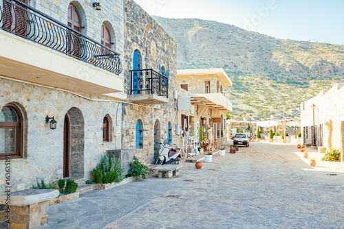 Street in Plaka village, Crete island, Greece. © zlatamarka