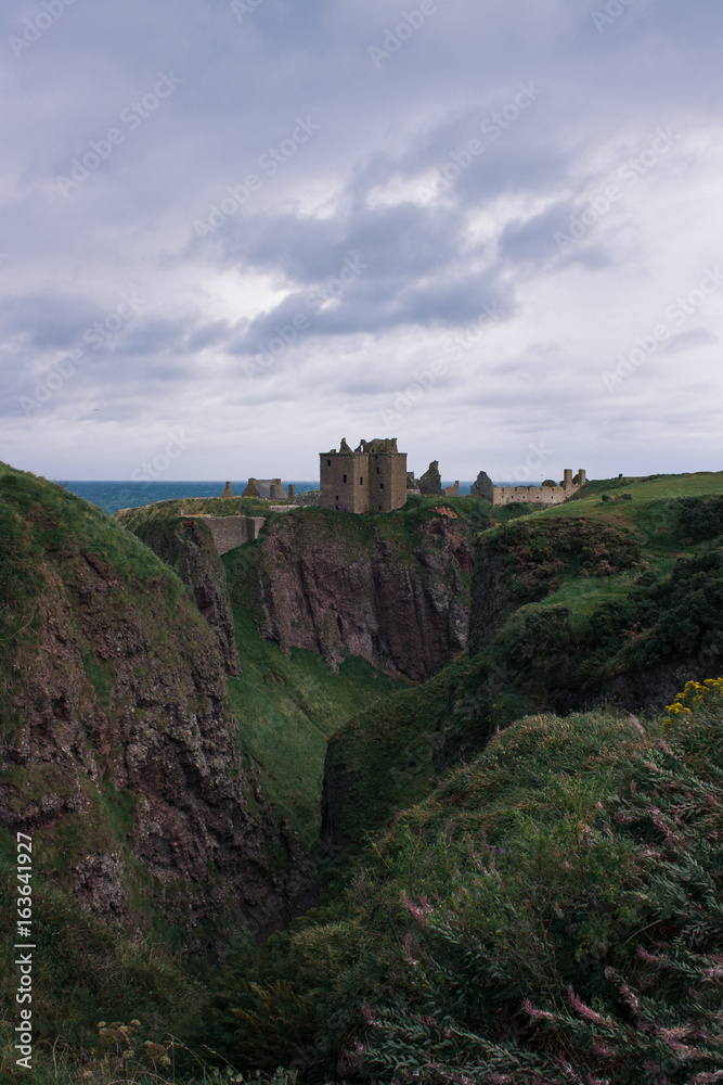 Castle on a rock - Dunnottar Castle