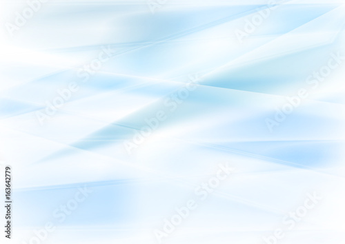 Abstract blue and white blurred stripes background