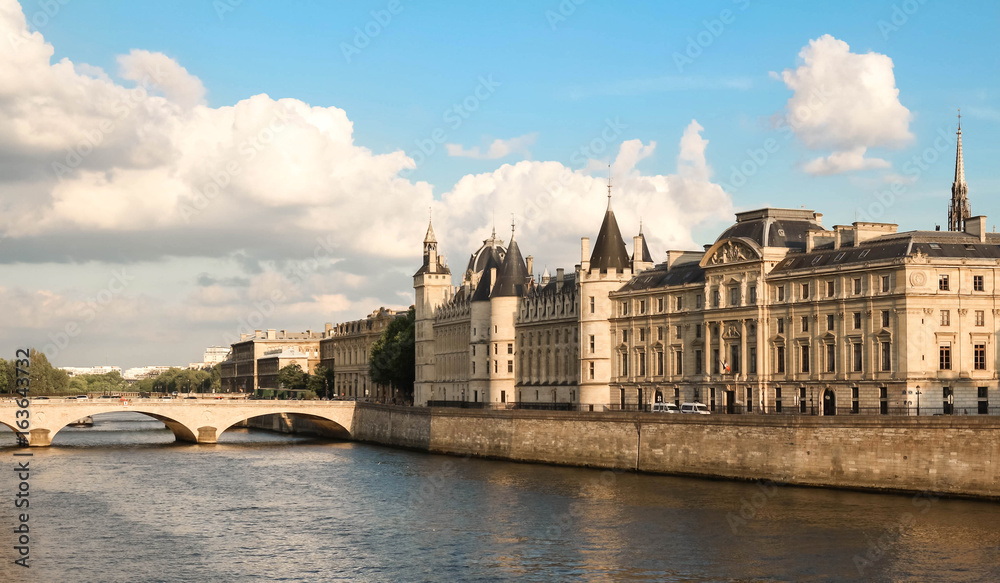 The Conciergerie castle , Paris, France.