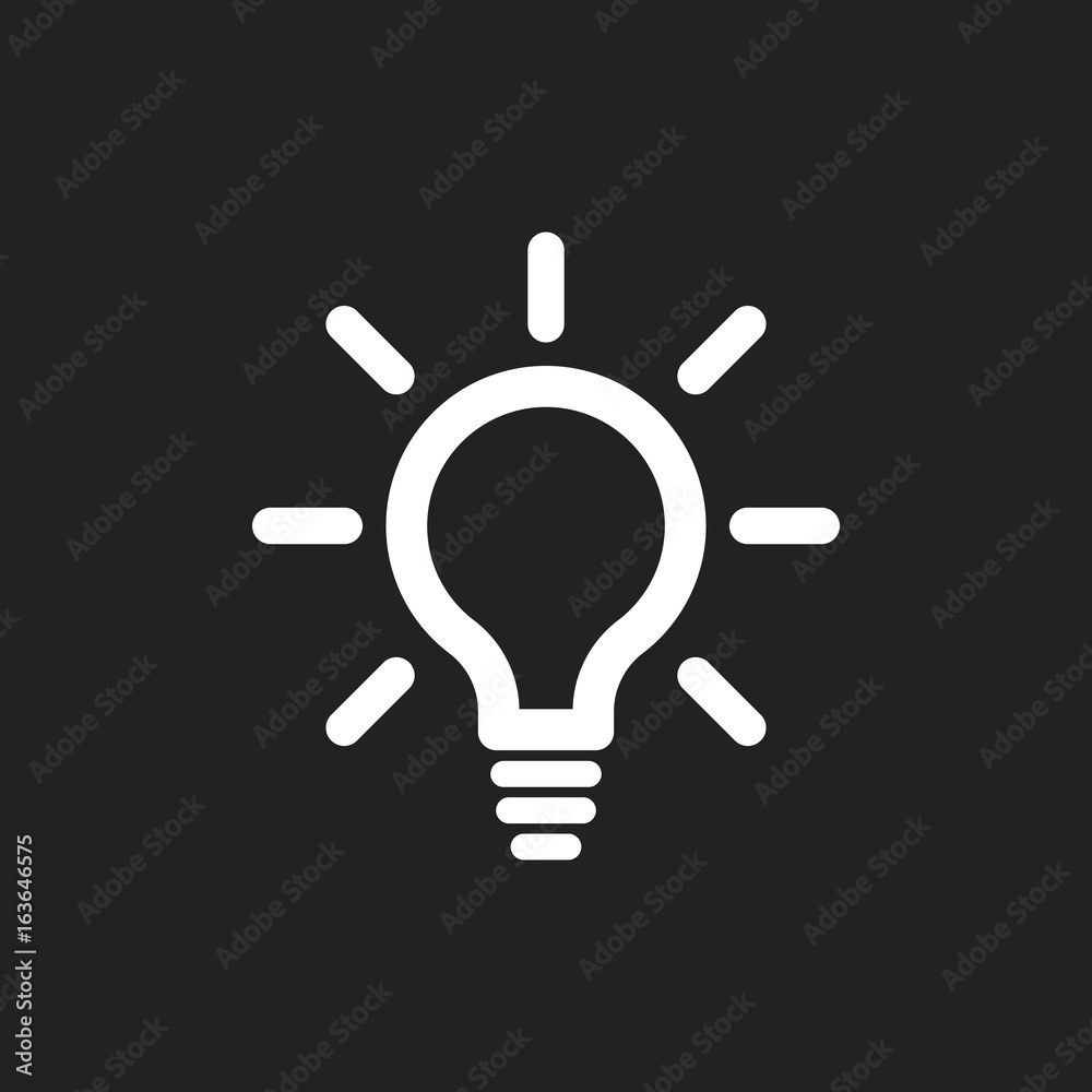 Light bulb line icon vector. Electric lamp in flat style. Idea sign, solution, thinking concept. Light bulb line icon vector. Electric lamp in flat style. Idea sign, solution, thinking concept.