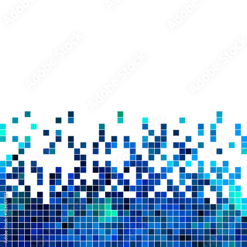 abstract vector square pixel mosaic background