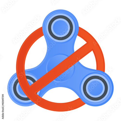 Banned to use a fidget spinner.