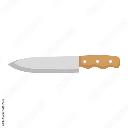 kitchen knife isolated icon vector illustration design