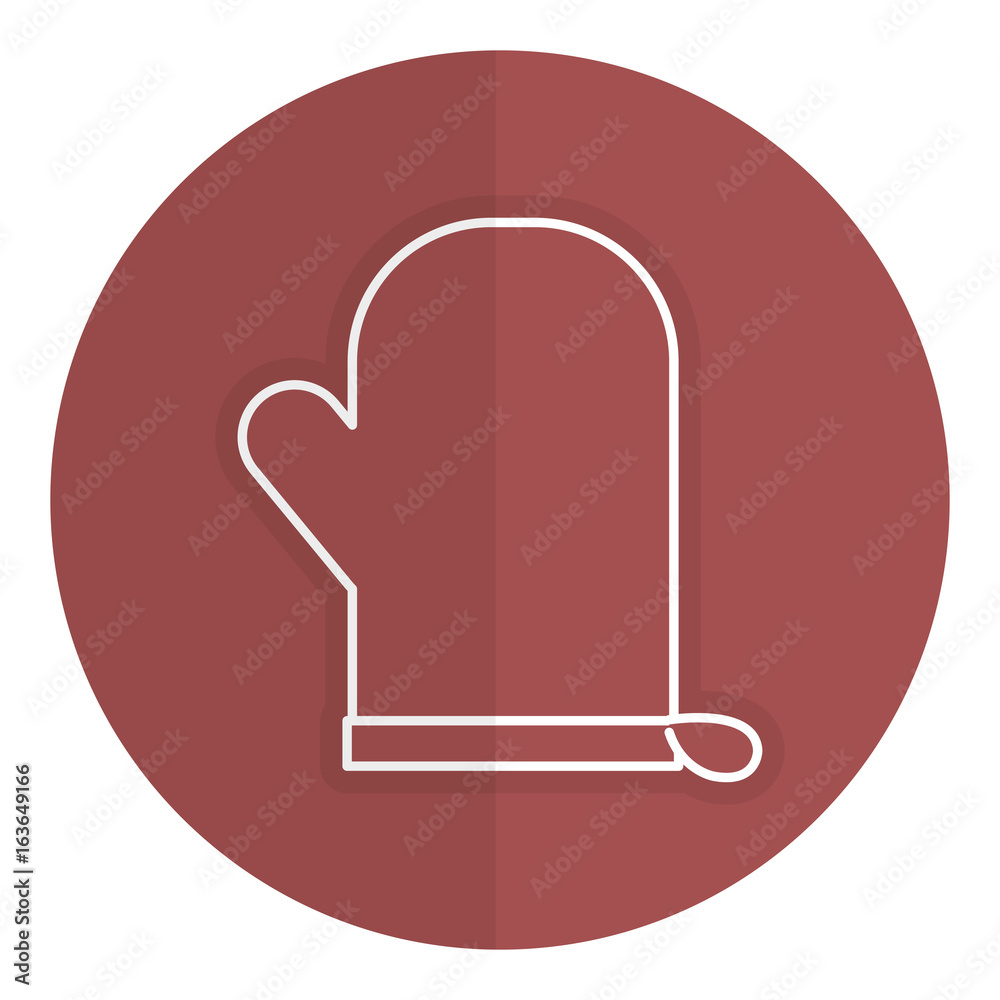 kitchen glove isolated icon vector illustration design kitchen glove isolated icon vector illustration design