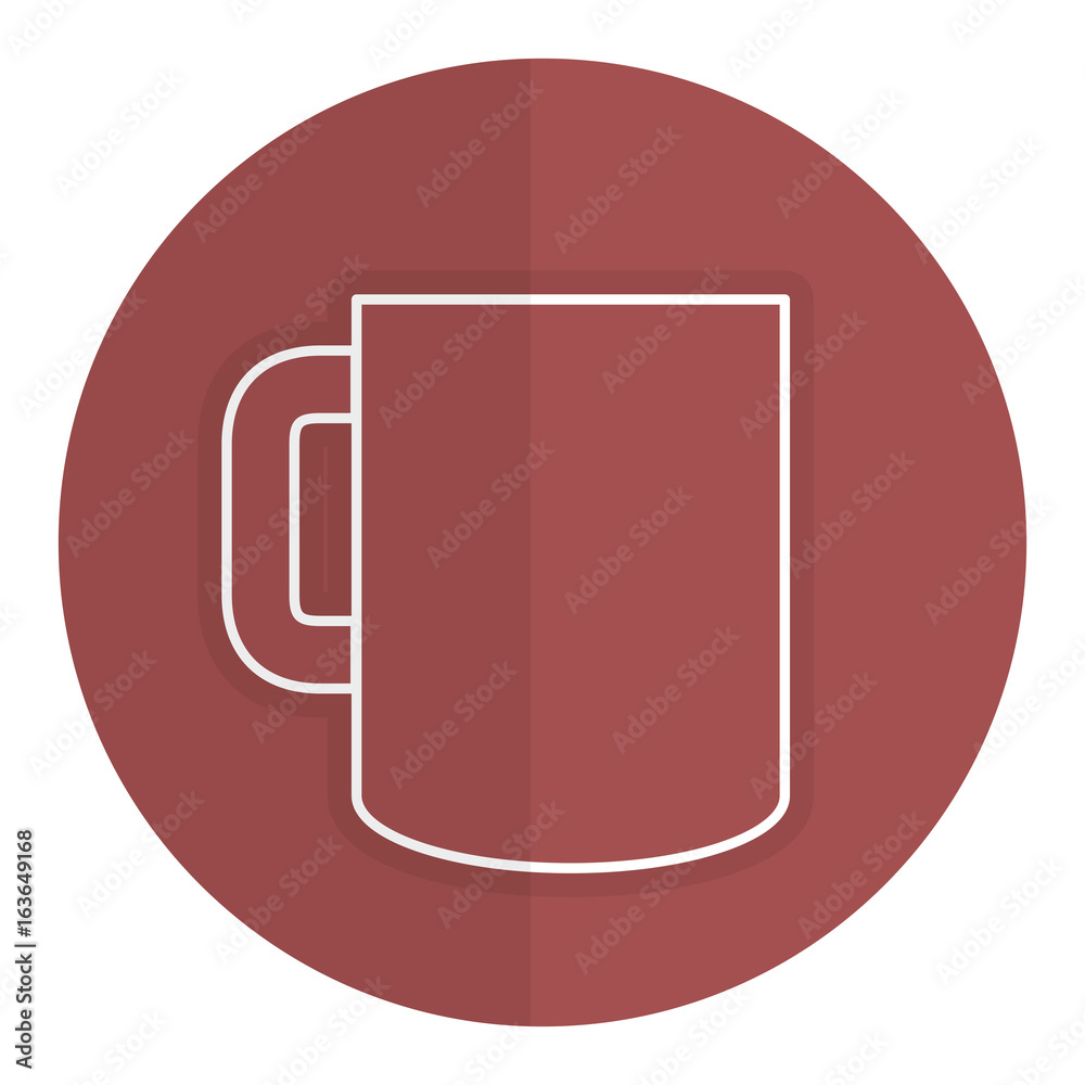 coffee mug isolated icon vector illustration design