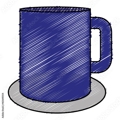 coffee mug isolated icon vector illustration design