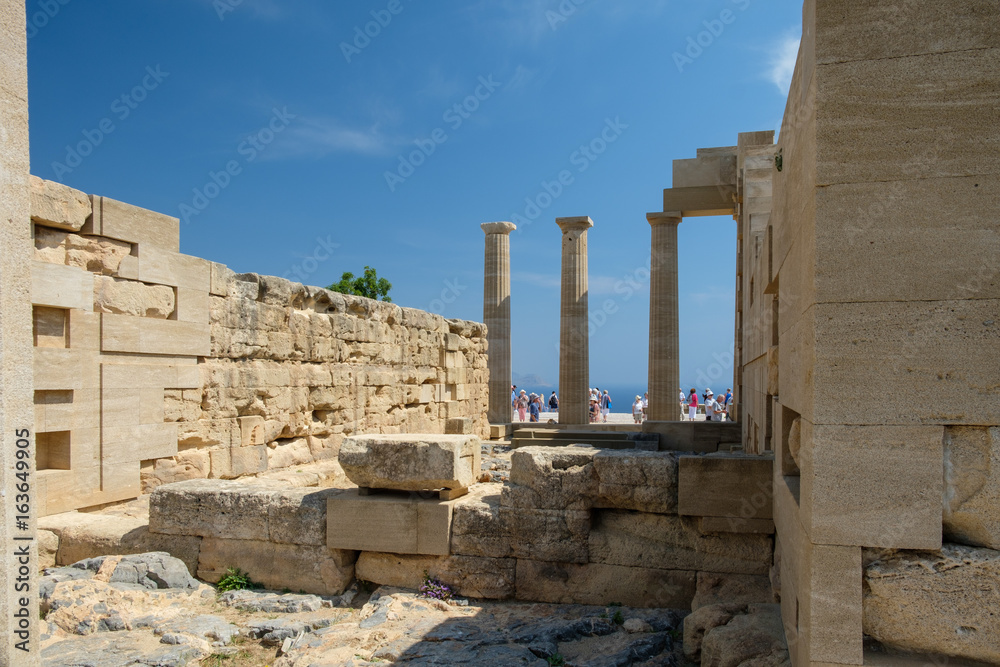 Ruins of an ancient greek temple