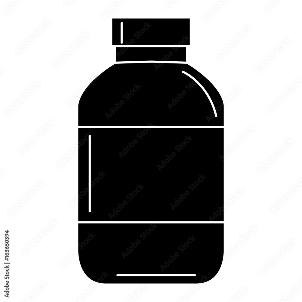 milk bottle isolated icon vector illustration design