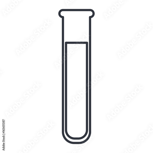 tube test isolated icon vector illustration design