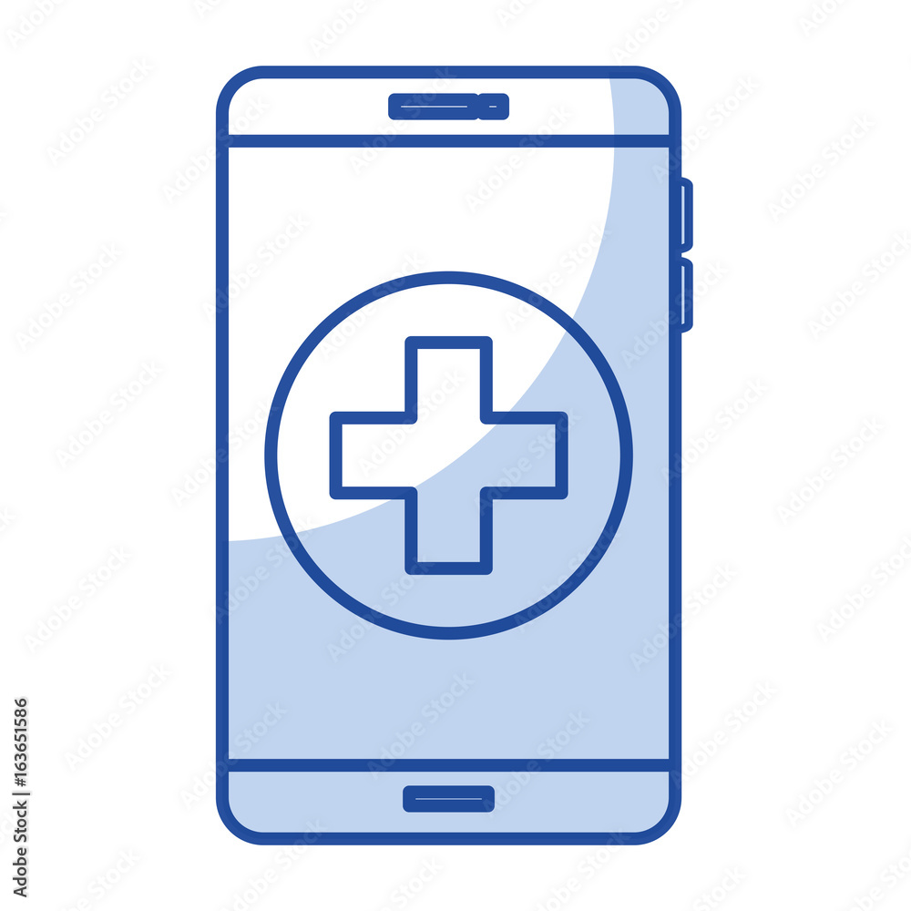 smartphone device with medical app vector illustration design smartphone device with medical app vector illustration design