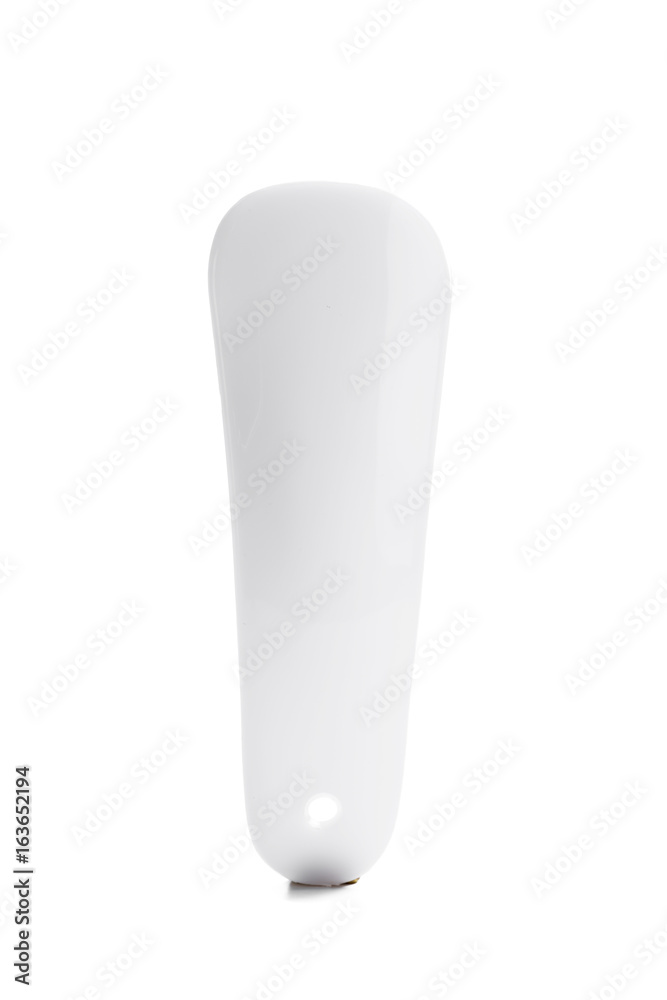 Dental toothpaste isolated on white background Dental toothpaste isolated on white background