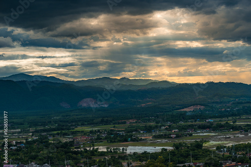 Aerial View mountain in Chiang Rai © srongkrod