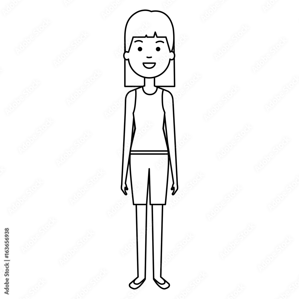 beautiful and young woman character vector illustration design beautiful and young woman character vector illustration design