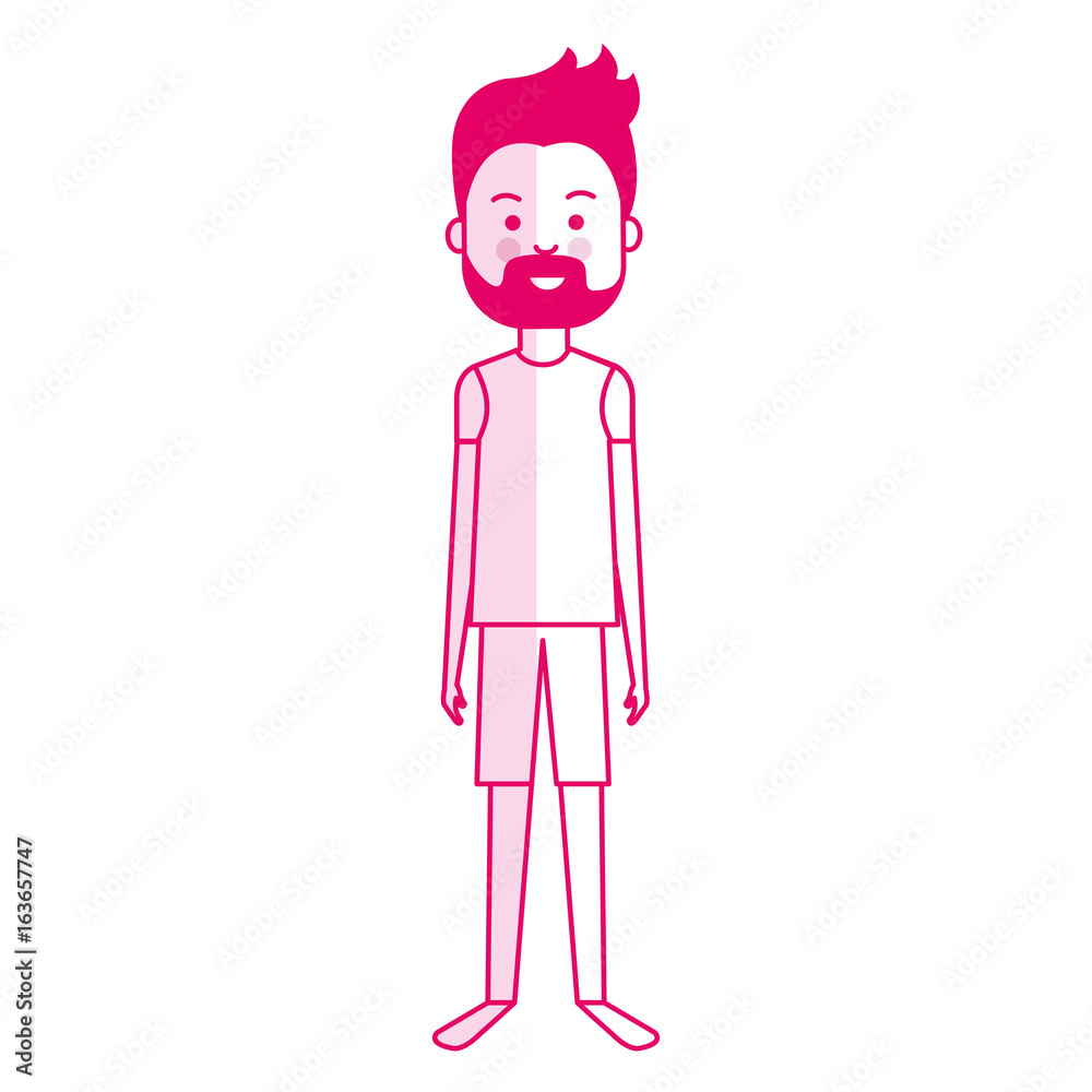 young man model avatar character vector illustration design young man model avatar character vector illustration design