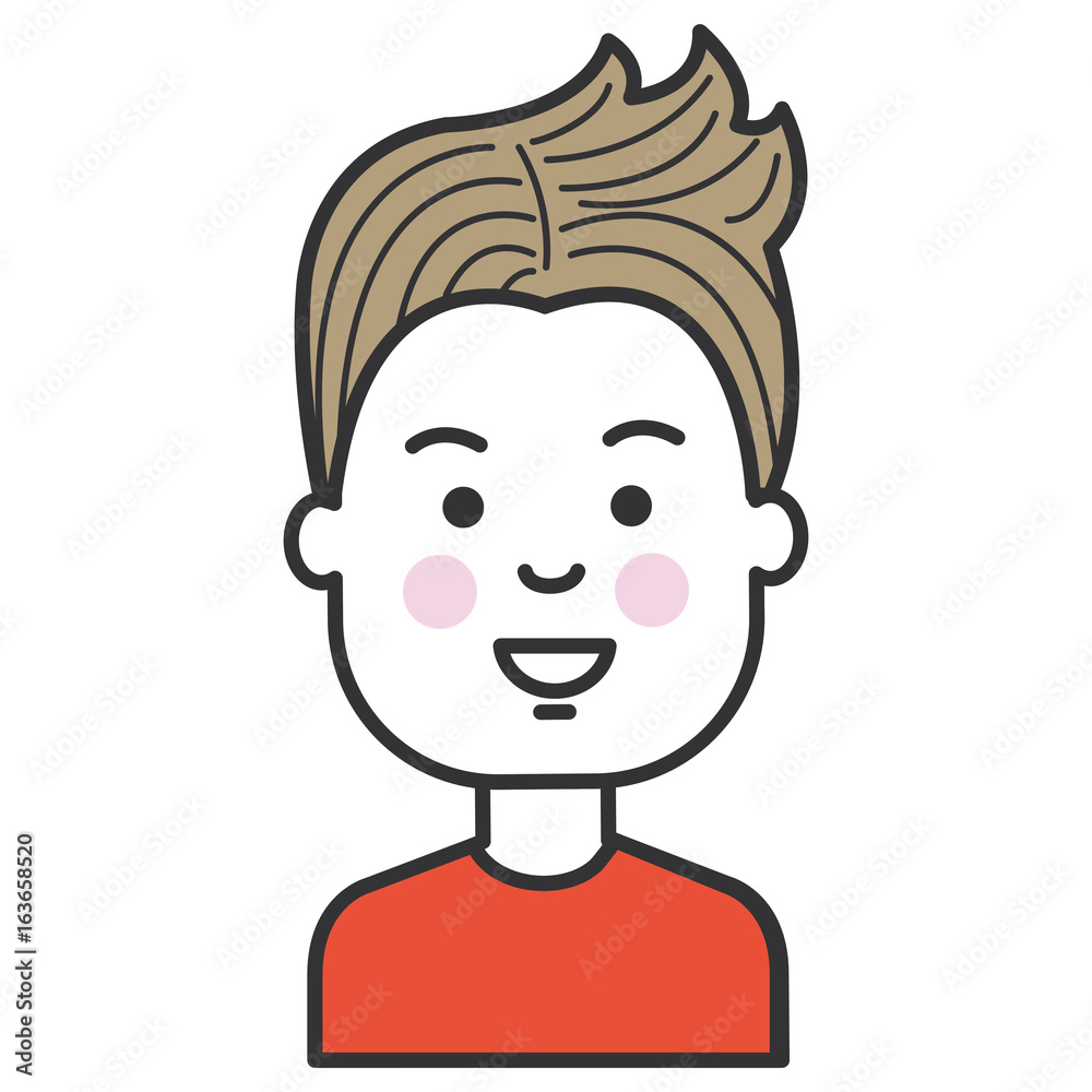 young man model avatar character vector illustration design young man model avatar character vector illustration design