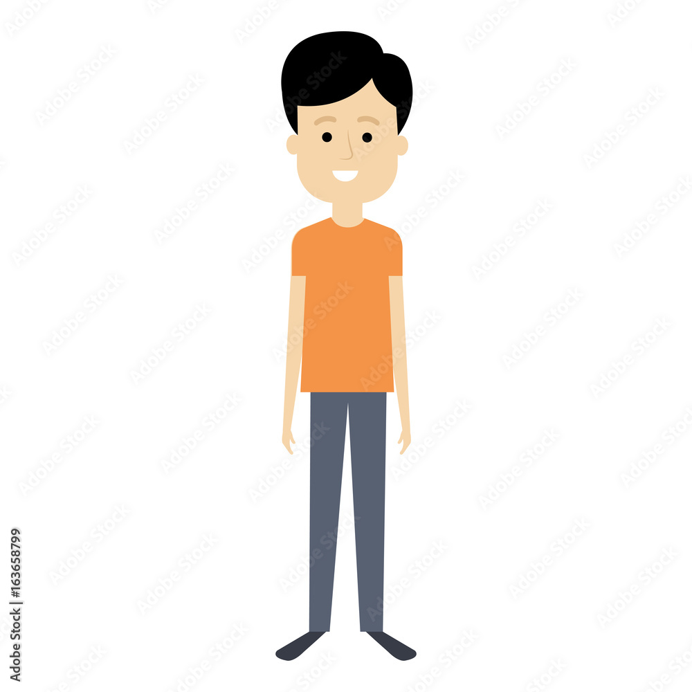 young man model avatar character vector illustration design young man model avatar character vector illustration design